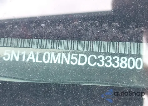 2013 Infiniti Jx35 from USA, damaged, VIN 5N1AL0MN5DC333800